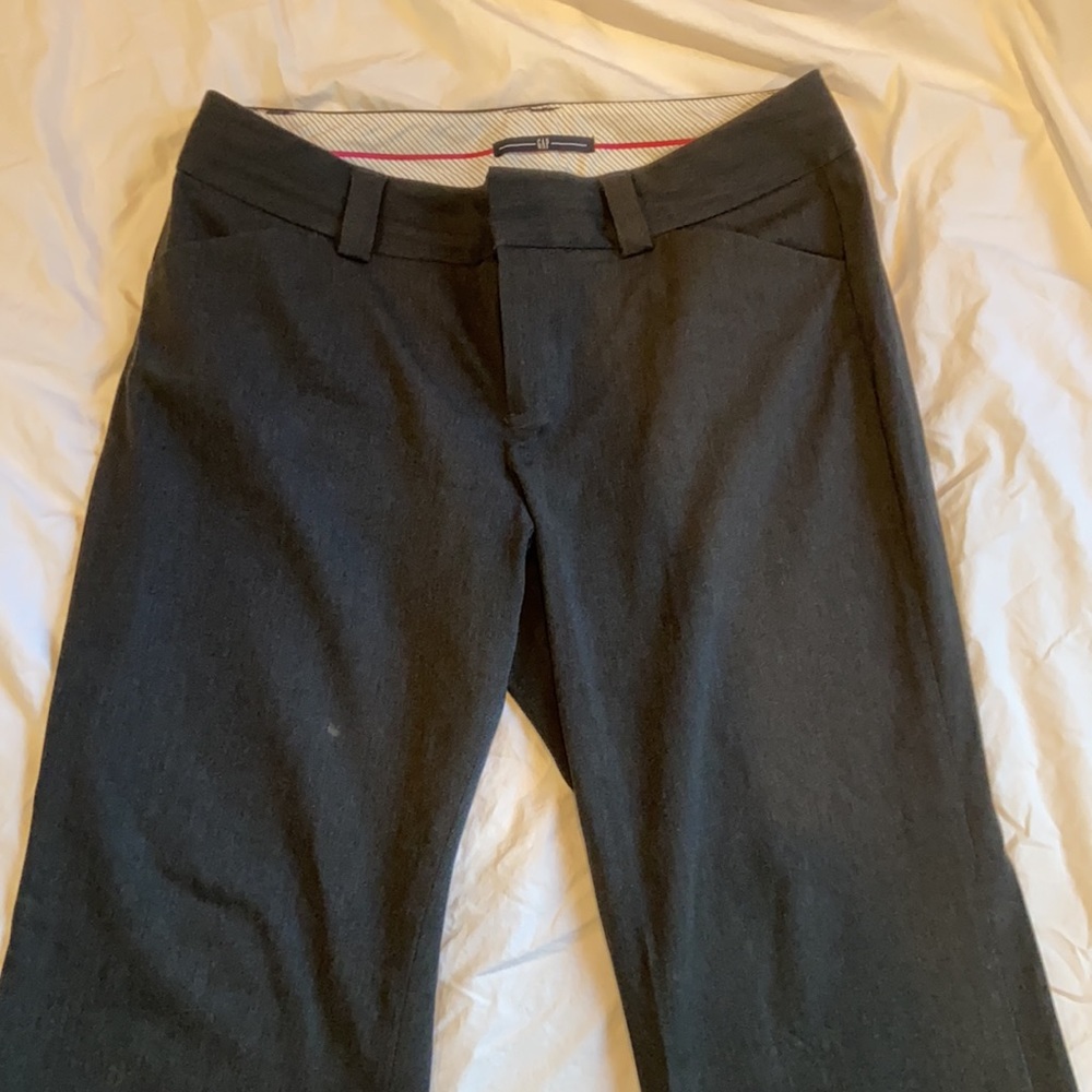 Gap grey trouser slack pants size 10 good condition - Picture 2 of 5